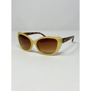 ICU Eyewear Yellow Cat Eye Sunglasses Brown Gradient Tortoiseshell frame only